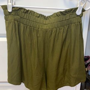 GB Girls Army Green Shorts